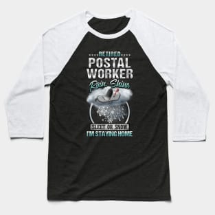 Retired Postal Worker Baseball T-Shirt